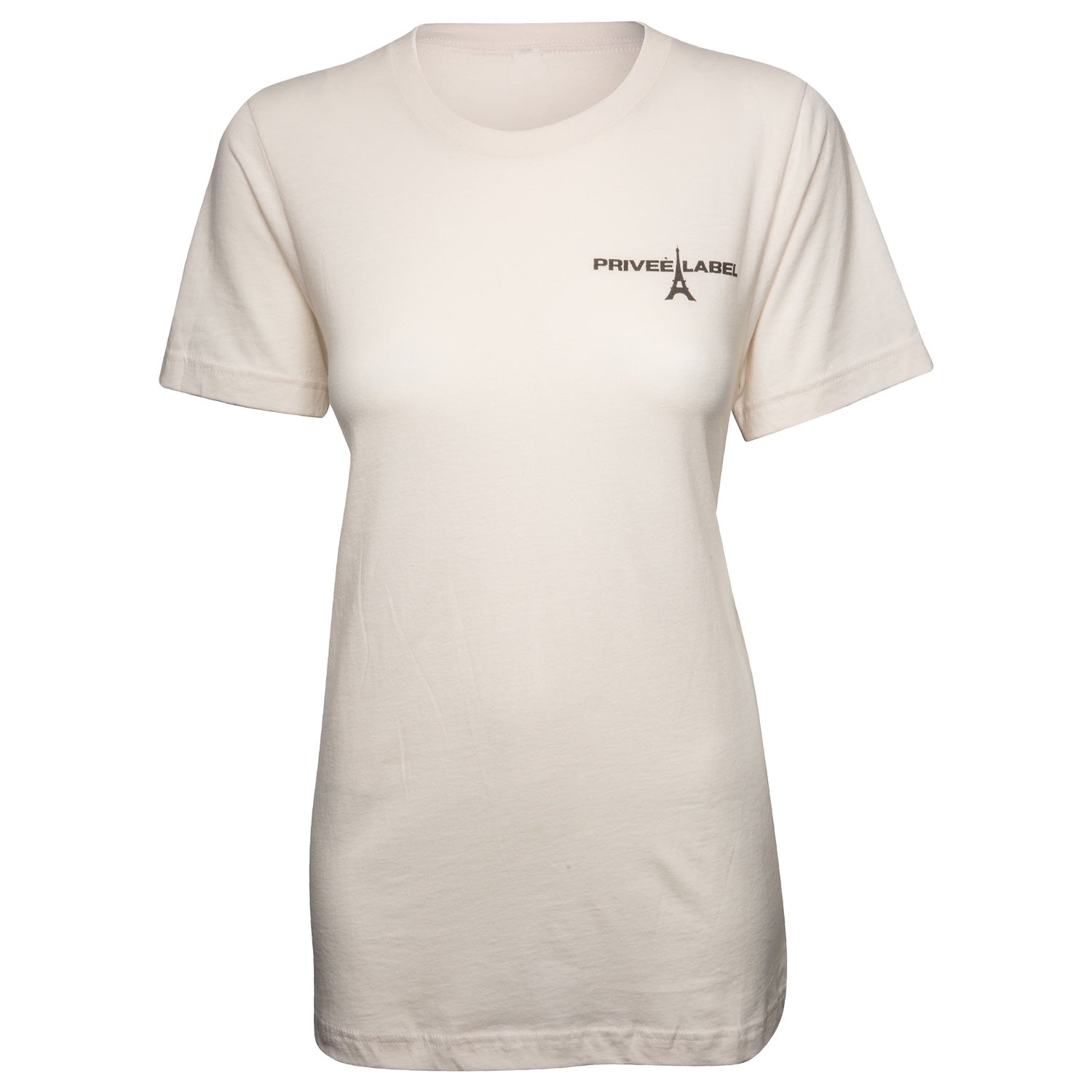 PRIVEE LABEL UNISEX COLOR TEE -SOFT WHITE