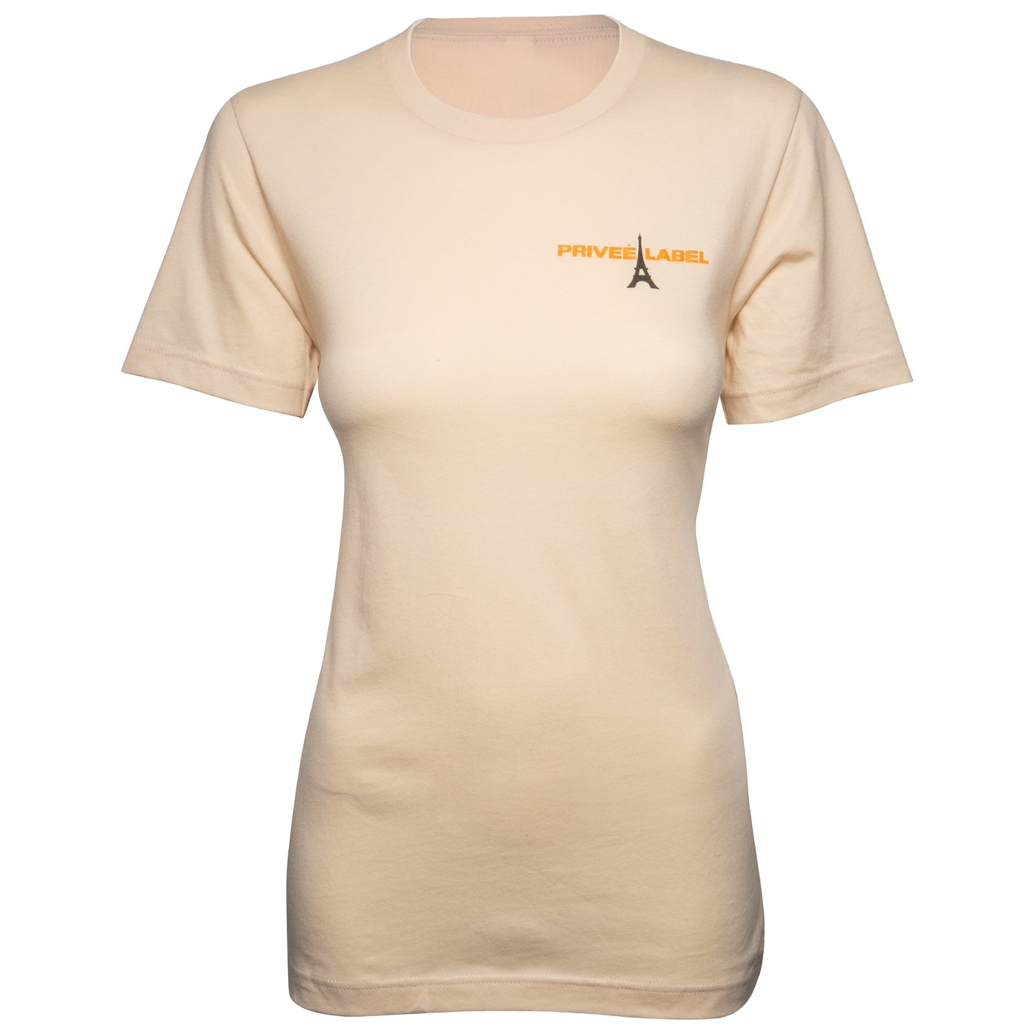 PRIVEE LABEL UNISEX COLOR TEE - FRENCH VANILLA