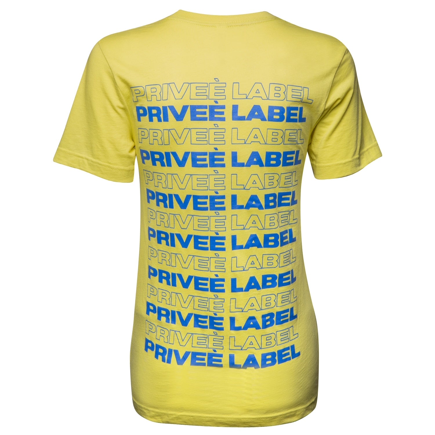 PRIVEE LABEL UNISEX COLOR TEE - STROBE LIGHT GREEN