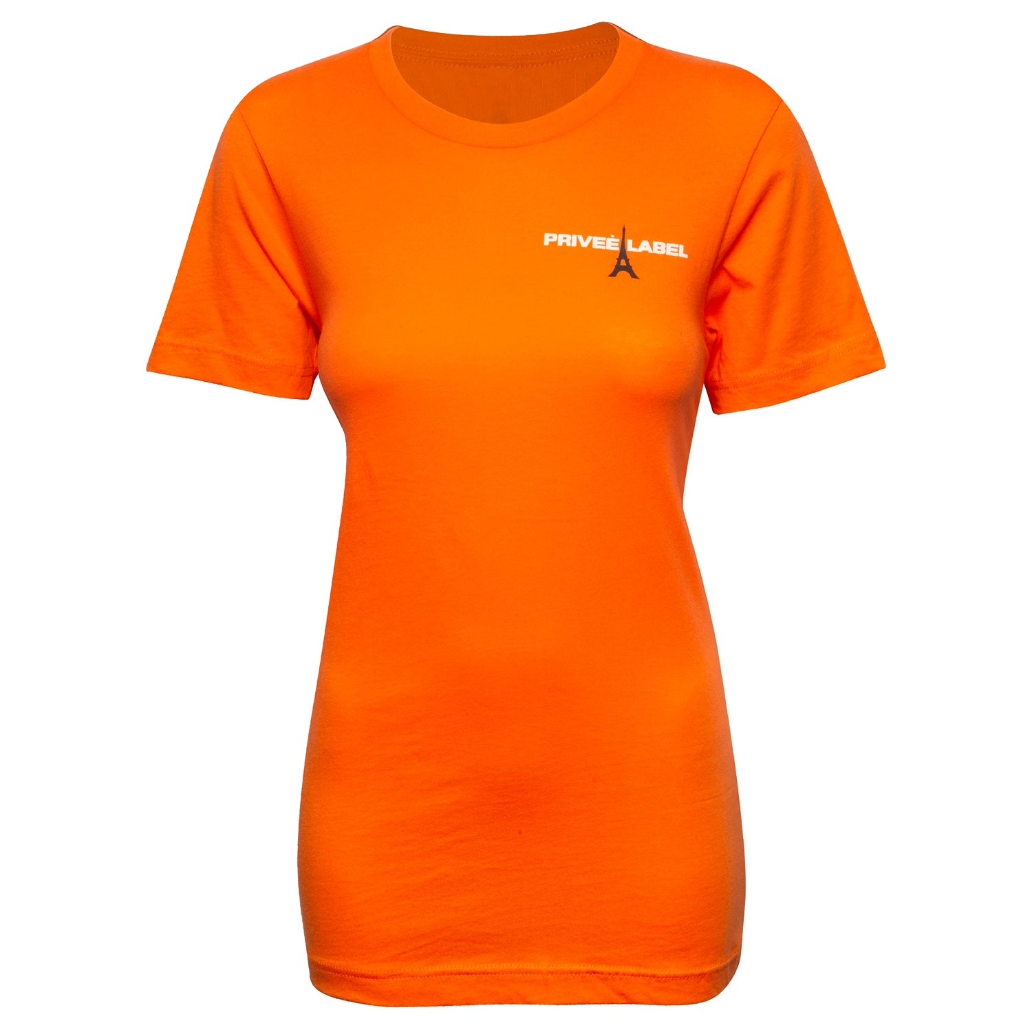 PRIVEE LABEL UNISEX COLOR TEE - BRIGHT ORANGE