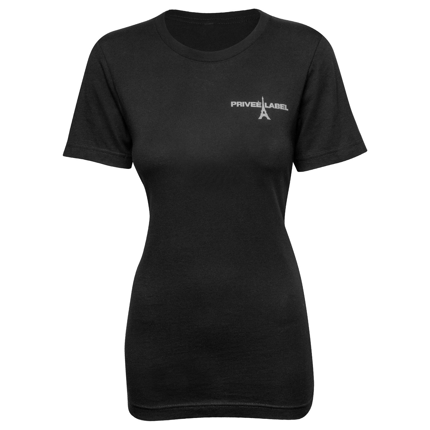 PRIVEE LABEL UNISEX COLOR TEE -CLASSIC BLACK