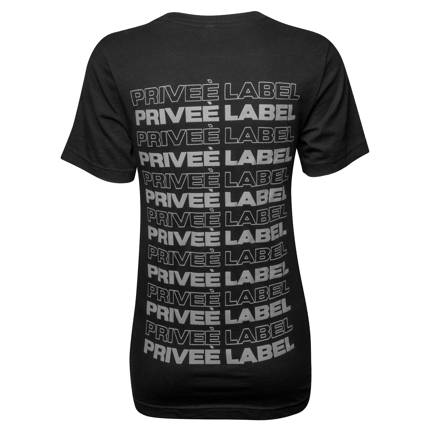 PRIVEE LABEL UNISEX COLOR TEE -CLASSIC BLACK