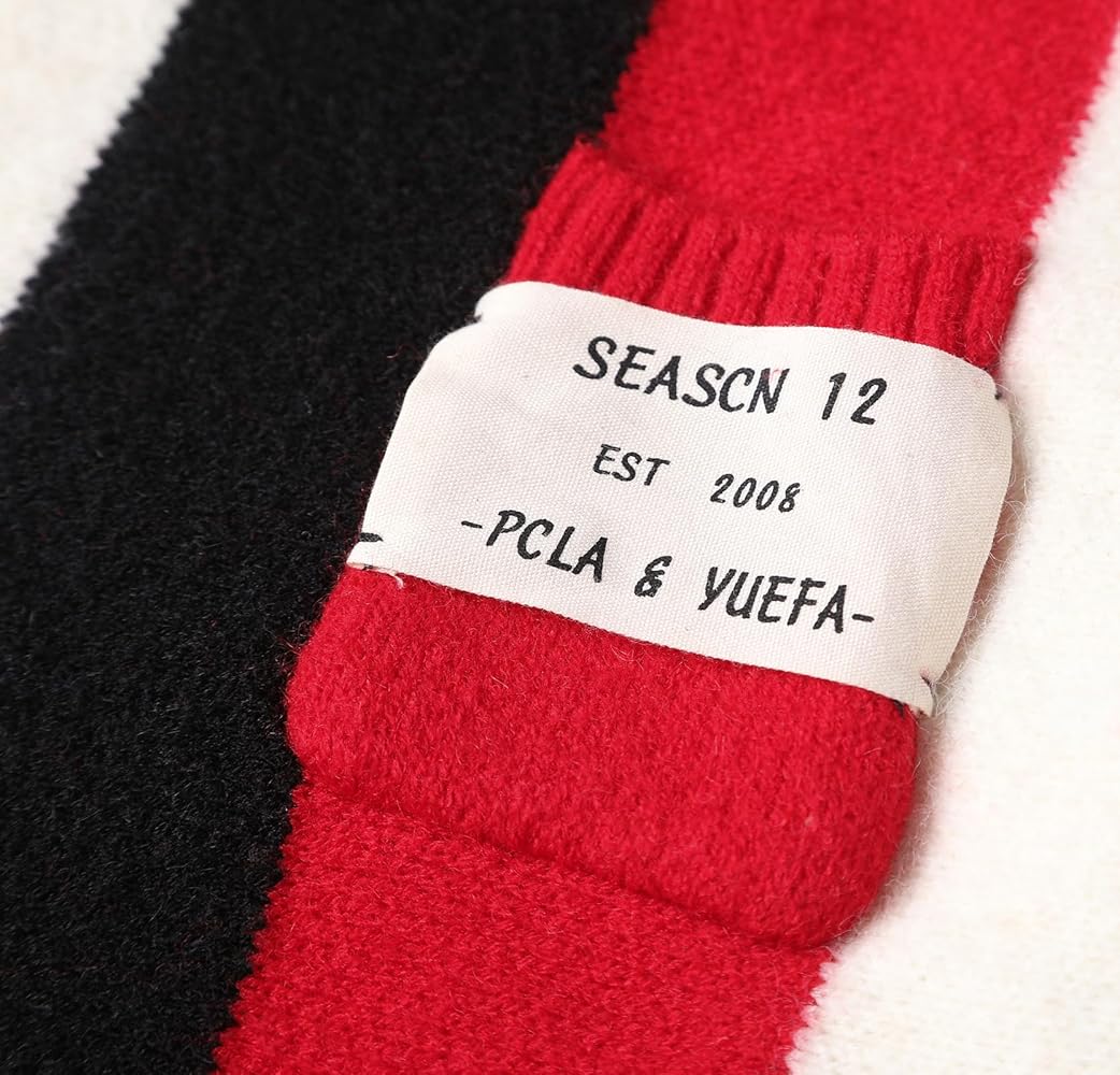LINE FOR LINE STRIPE COLOR CARDIGAN - RED MULTI