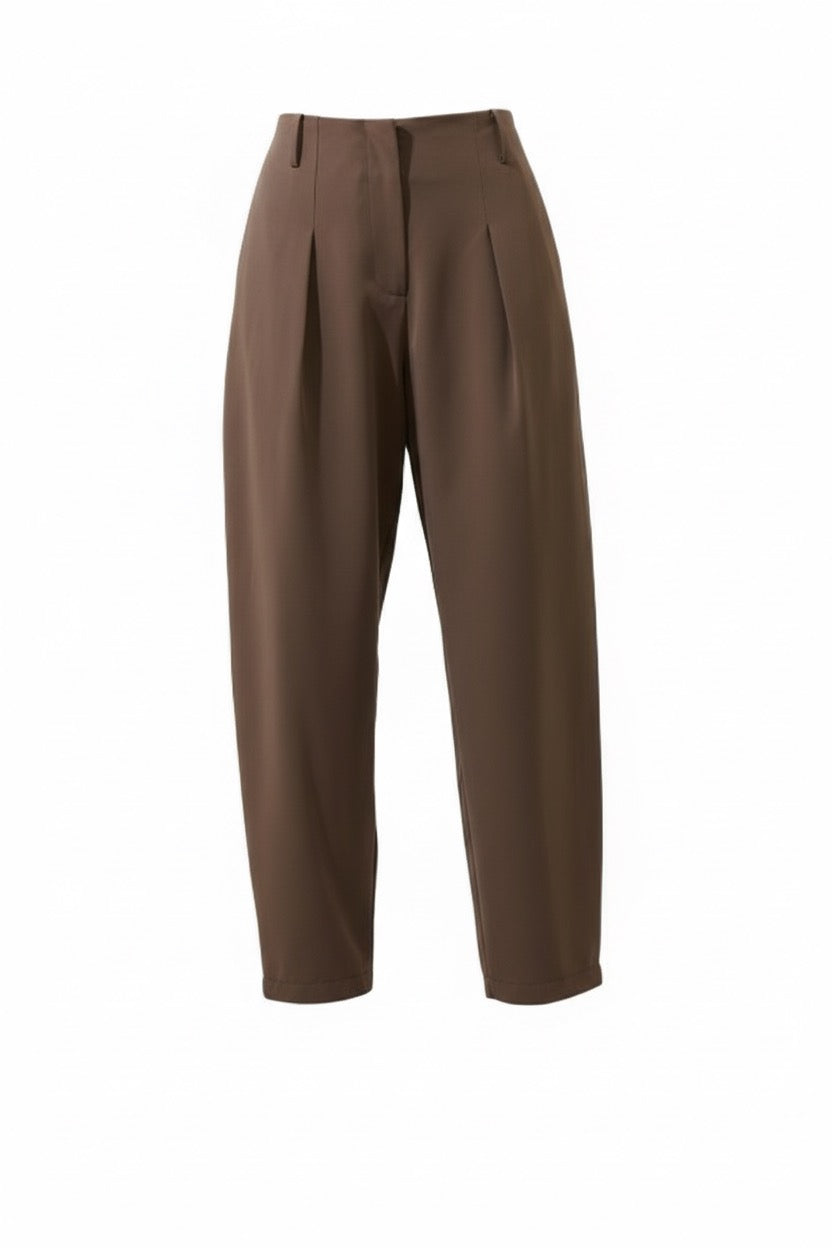 VIVIENNE PLEATED BARREL PANTS