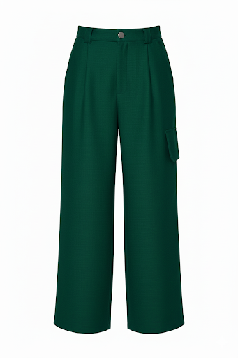 ARDEN  CARGO TROUSER - CYPRESS GREEN
