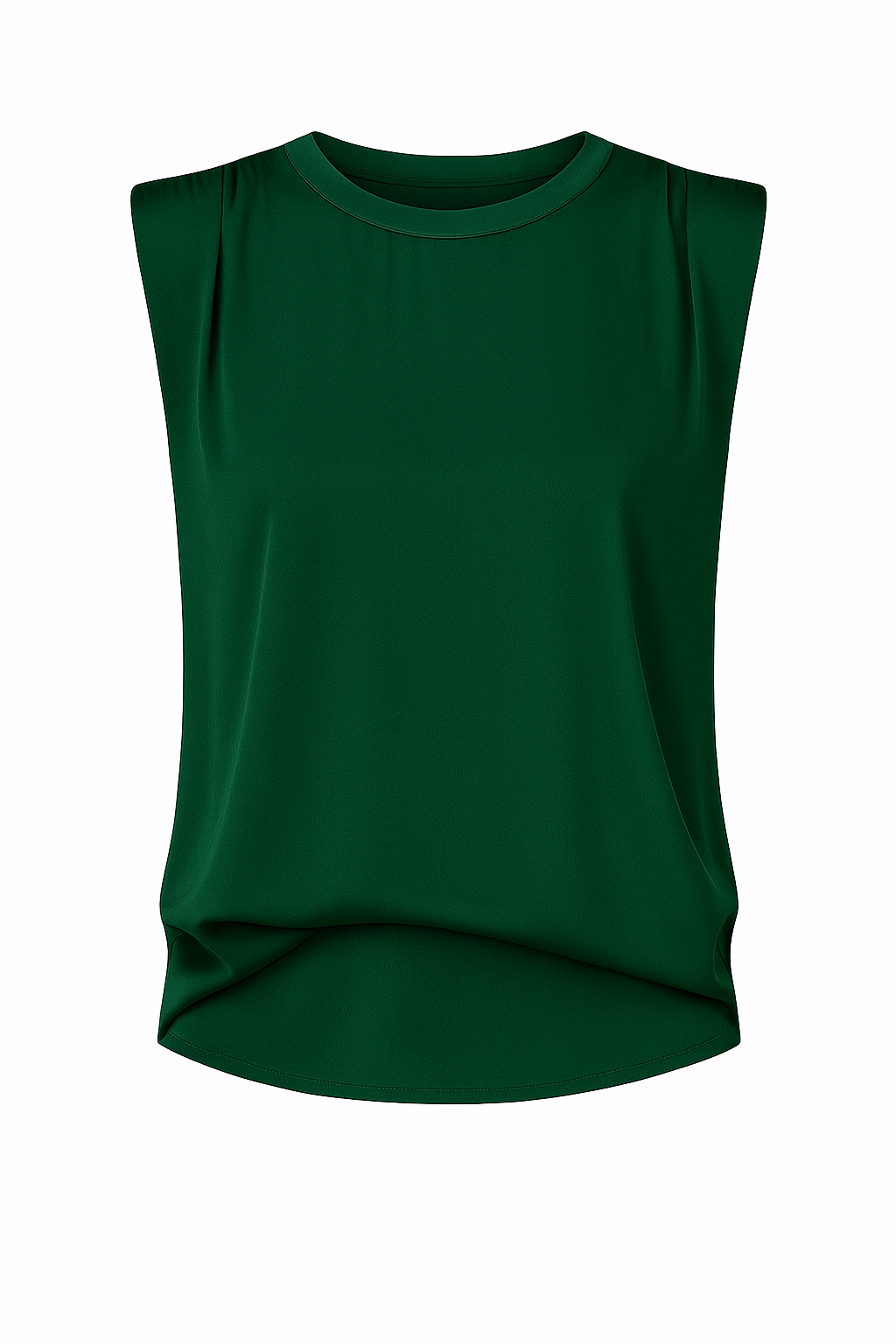 SIMONE SATIN BLOUSE -RAINFOREST GREEN