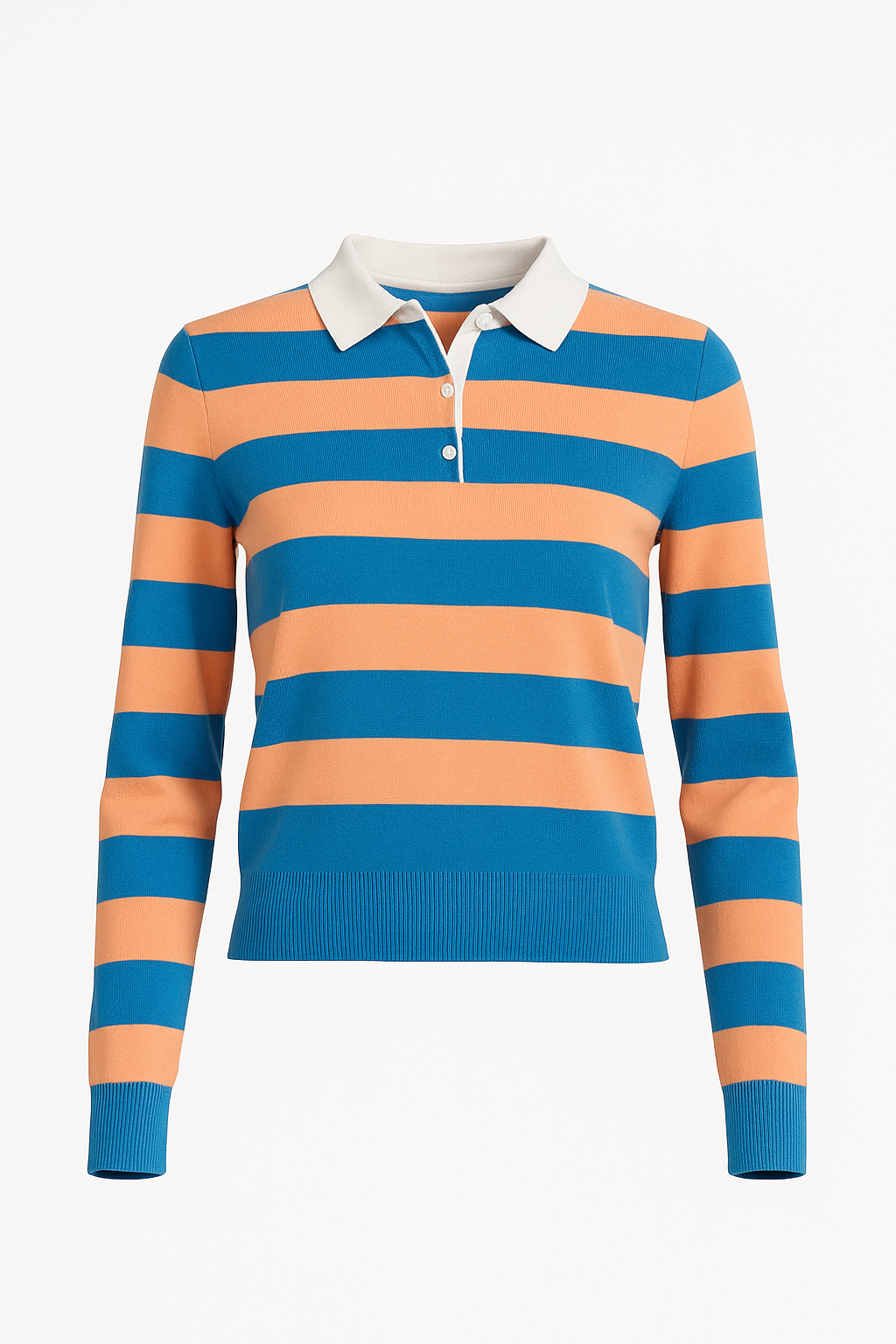CARTER STRIPE POLO SWEATER