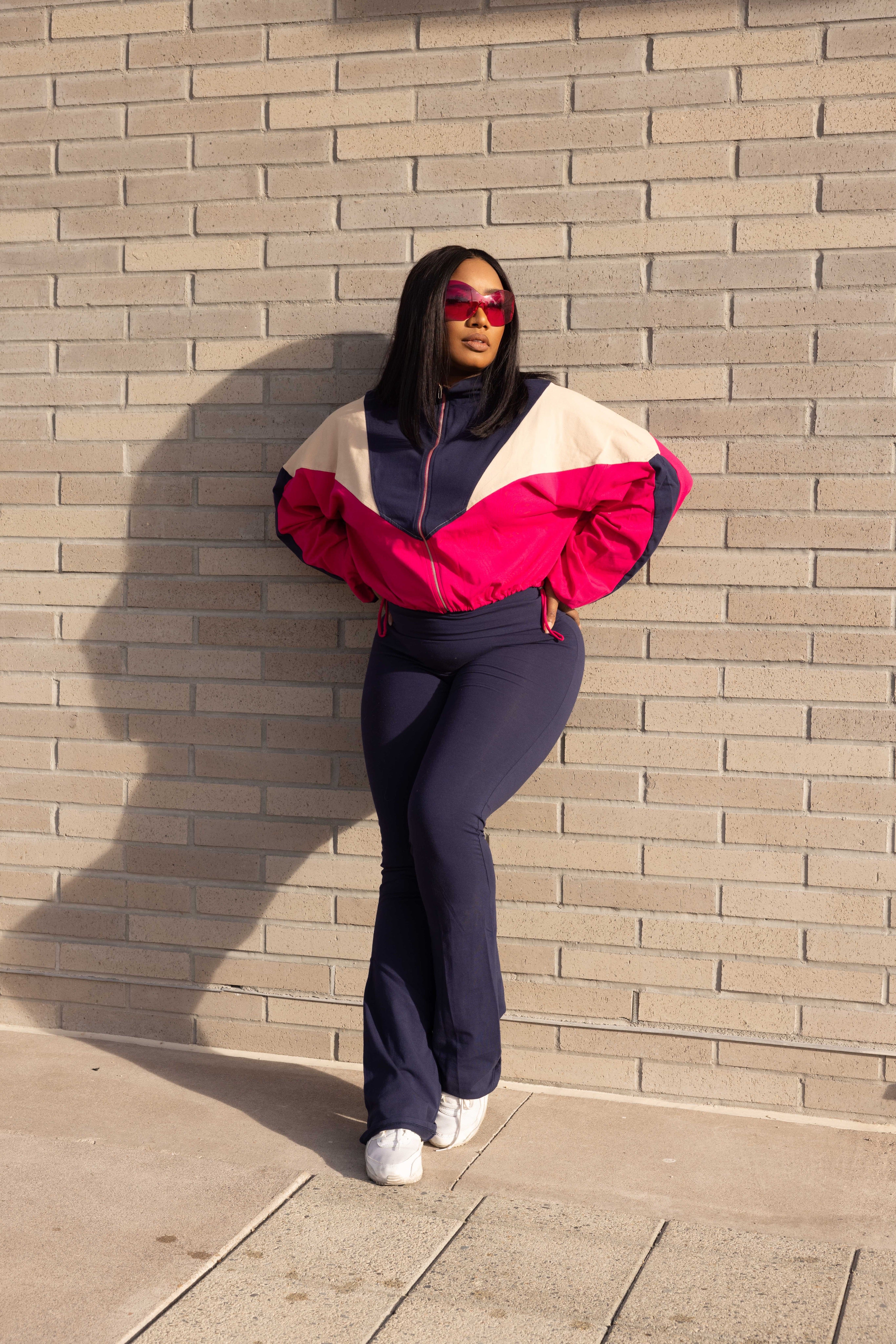 IOTA JACKET AND LEGGING 2PC SET -NAVY MULTI
