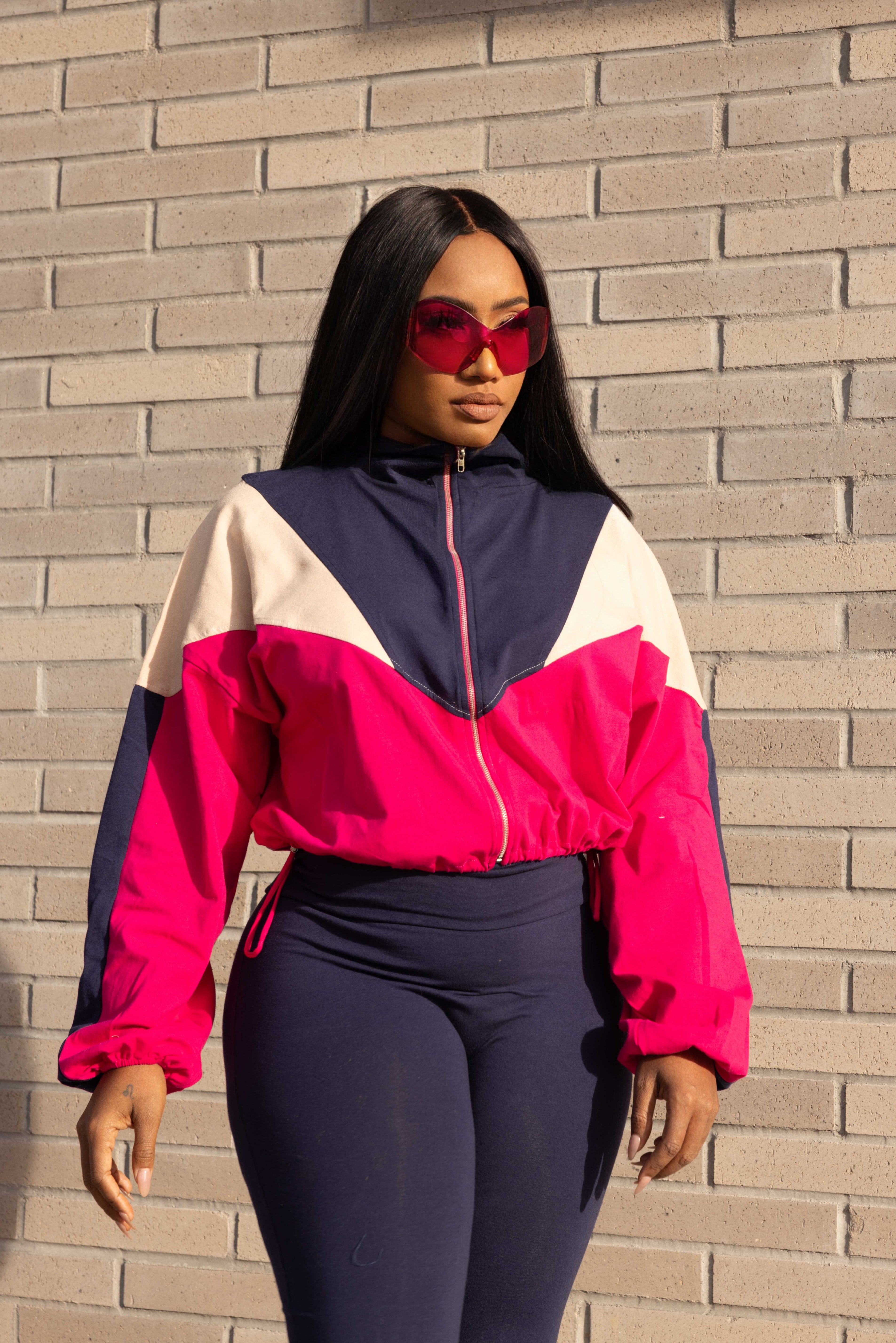IOTA JACKET AND LEGGING 2PC SET -NAVY MULTI