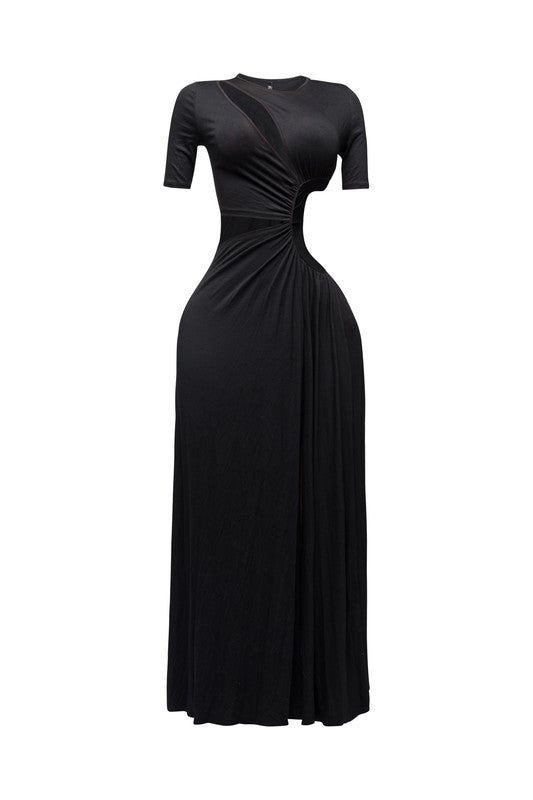 CAN'T REPLACE ME MAXI DRESS-BLACK