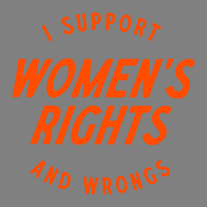 "WOMENS RIGHTS"  SLOGAN  TSHIRT- GREY MULTI