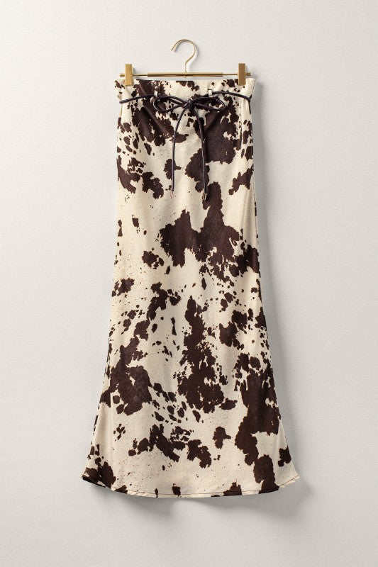 Marlowe Midi Skirt –Sahara Hide