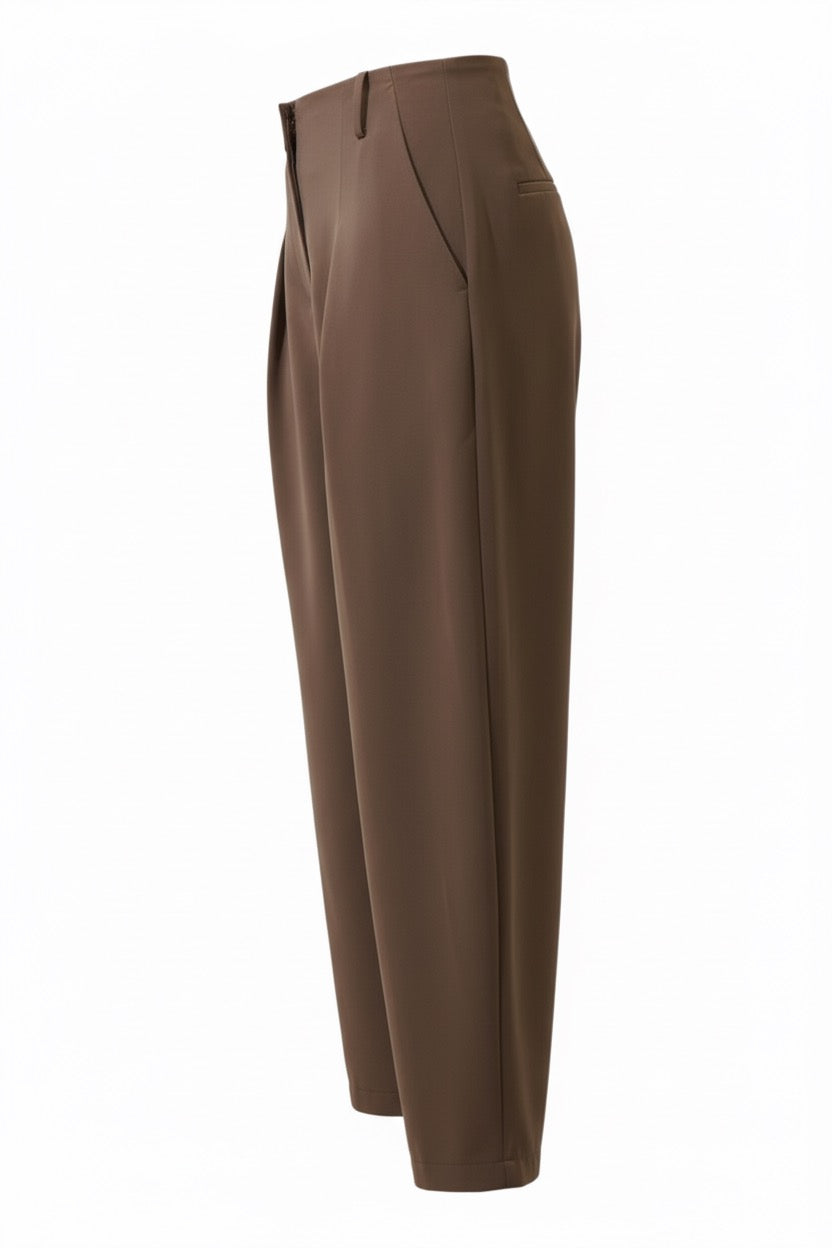 VIVIENNE PLEATED BARREL PANTS