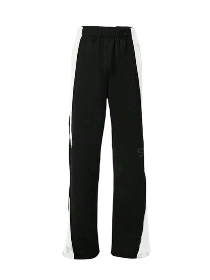 RUN THE RACE COLOR CONTRAST CASUAL PANTS- BLACK/GREY