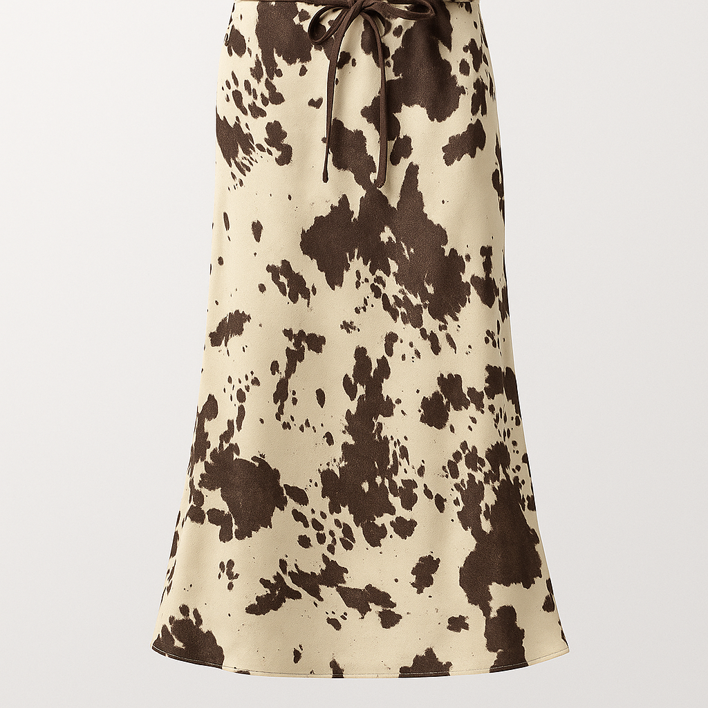 Marlowe Midi Skirt –Sahara Hide