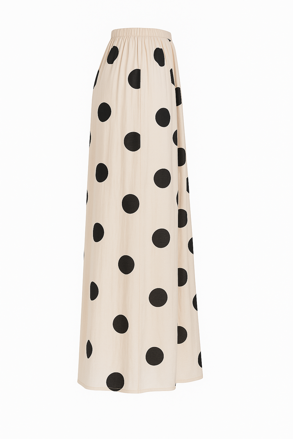 The Colette Skirt – Ivory Noir Dot
