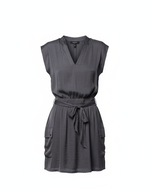 Sloane Cargo Mini Dress- SHADOWSTONE