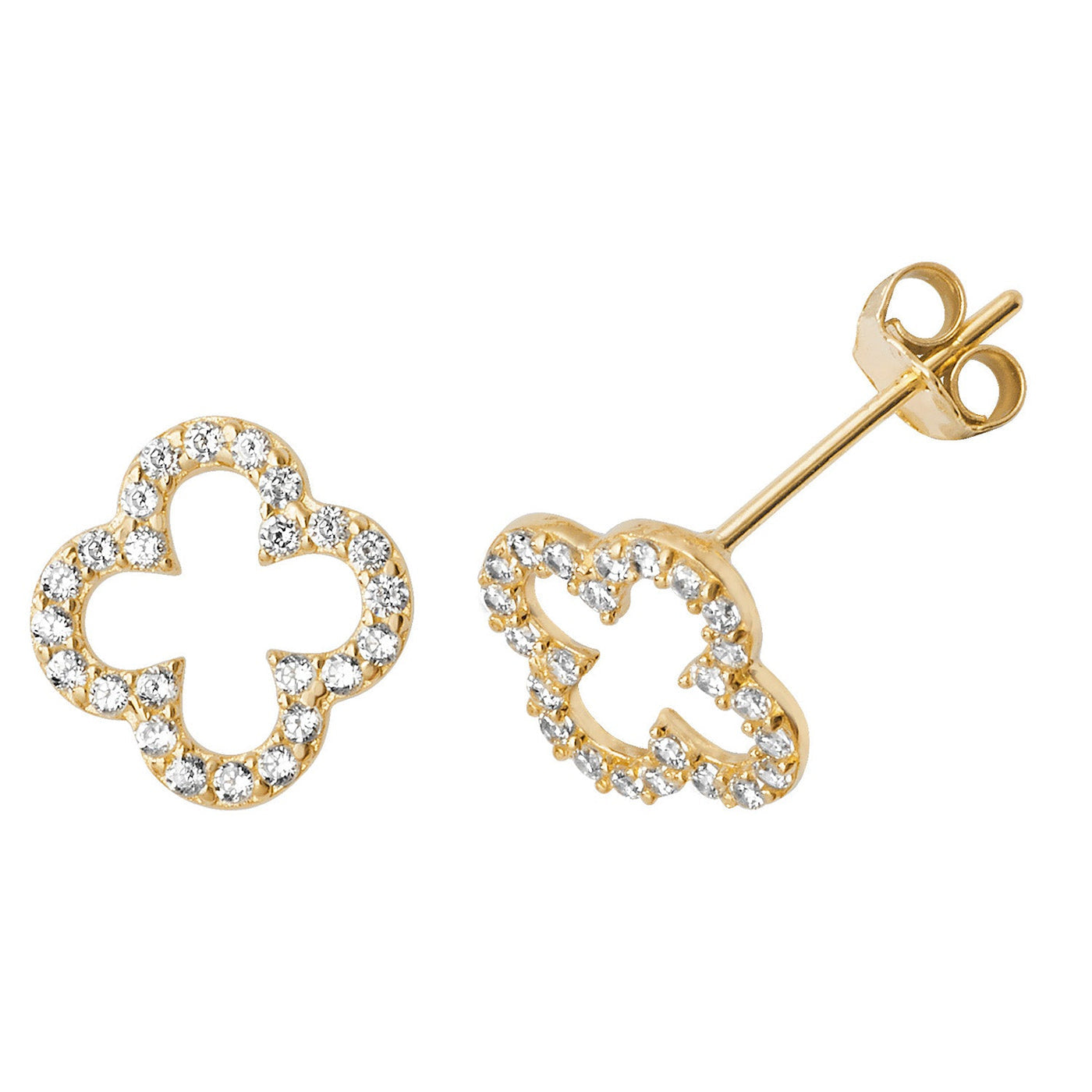 CLOVER STUD EARRINGS