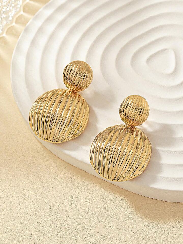CIRCUS CIRCLE DANGLE EARRINGS
