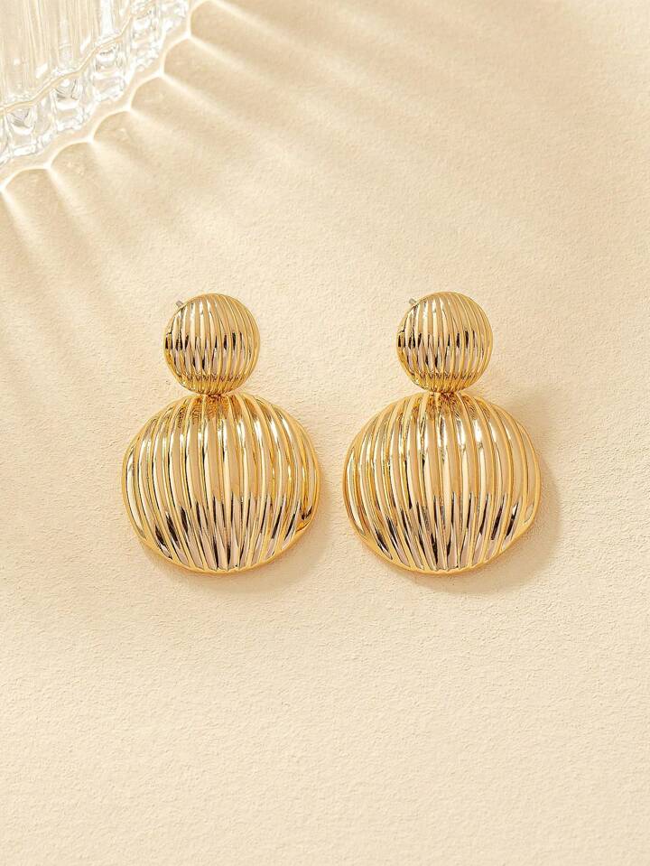 CIRCUS CIRCLE DANGLE EARRINGS