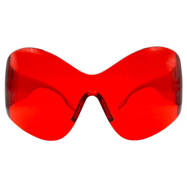 red sunglasses womens eyewear