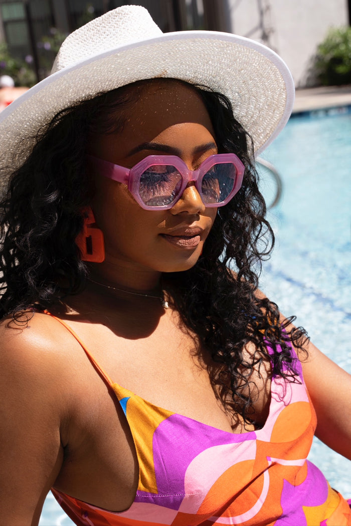 purple retro tinted womens sunshades sunglasses 